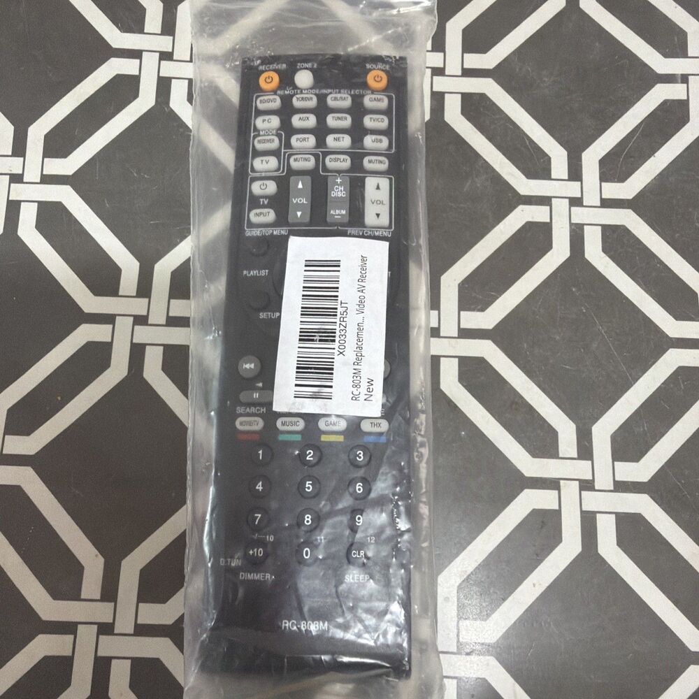New RC-803M Replace Remote Control Fit for Onkyo AV Receiver TX-NR609 TX-NR609B
